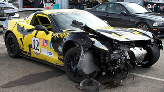 Corvette ZR1 Race Car Crashes At Watkins Glen